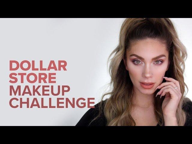 Dollar Store Full Face Makeup Challenge with Julia Dantas