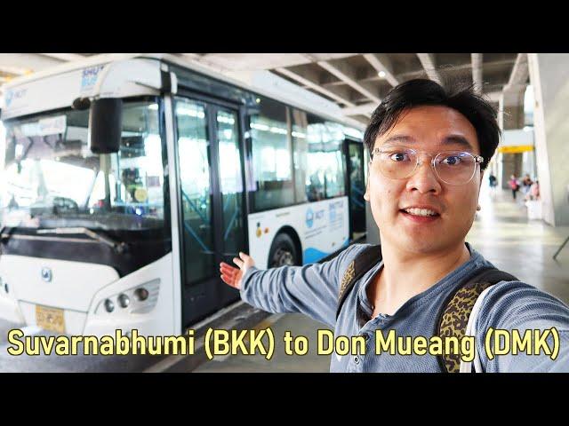  FREE BUS Suvarnabhumi to Don Mueang Airport 2022 2023 |   Bangkok Airports Free Shuttle Bus