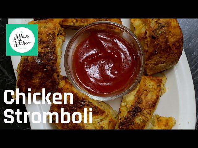 Chicken Stromboli Recipe  | Pizza Bread Recipe | Calzone Recipe | Dinner Recipes | Italian Recipes