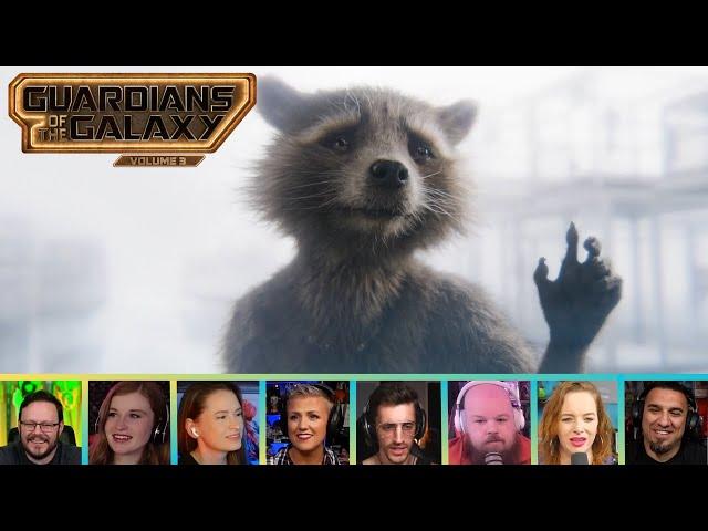 Reactors Reacting to ROCKET AND LYLLA IN HEAVEN | Guardians of the Galaxy Vol. 3 (2023)