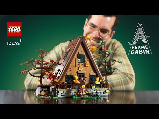 Every lego fan needs this set - LEGO 21338 A-Frame Cabin review