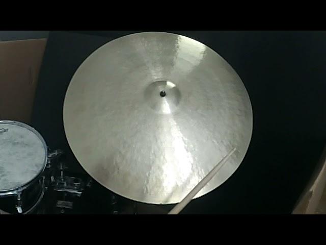 22" 2275g thin jazz ride MATTIA BOURGIS CYMBALS- hand formed bell - 100% handmade