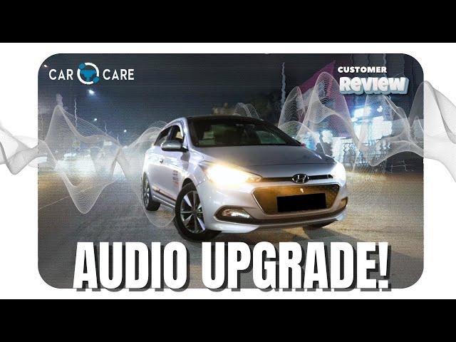 We upgraded the audio system of a Hyundai i20 Asta ! Car o care, chennai