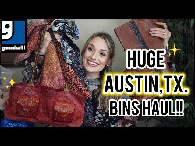 MASSIVE Austin, Tx. Goodwill Thrift Outlet [Bins] Haul to Resell for a Profit $$ on Poshmark!!