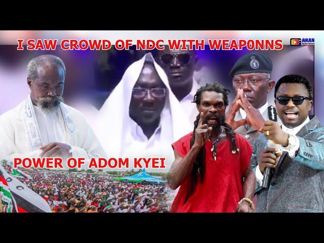 I SAW CROWD OF NDC SHIRTS WITH WEAP0NS & WHAT IGP & POLICE MUST DO, ADOM KYEI ENDORSES BAWUMIA, OPA