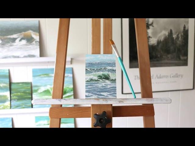 Tiny Wave Oil Speed Painting