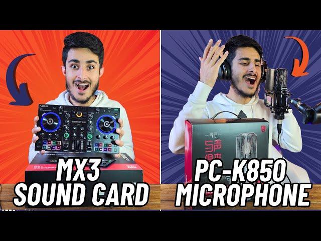 Takstar MX3 Sound Card & PC-K850 Microphone | Best Home Studio Setup