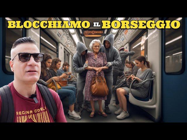 Let's stop the pickpockets in the Colosseum Metro