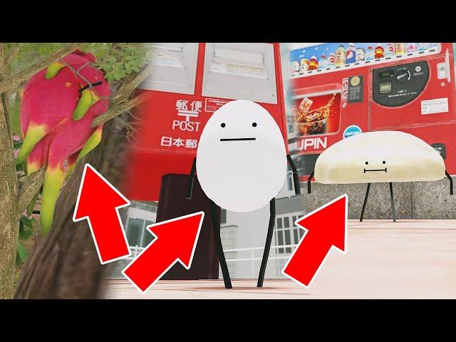 Hide and seek with Dragon Fruit, Egg, Gyoza in Secret Staycation [Roblox]