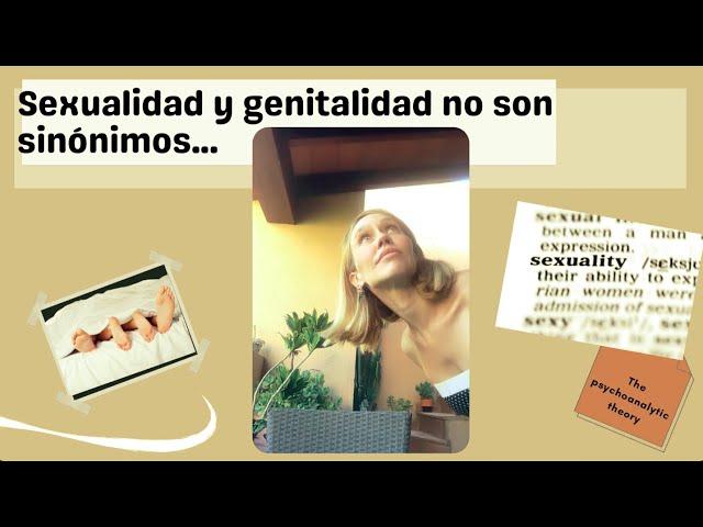 Sexualidad y genitalidad no son sinónimos