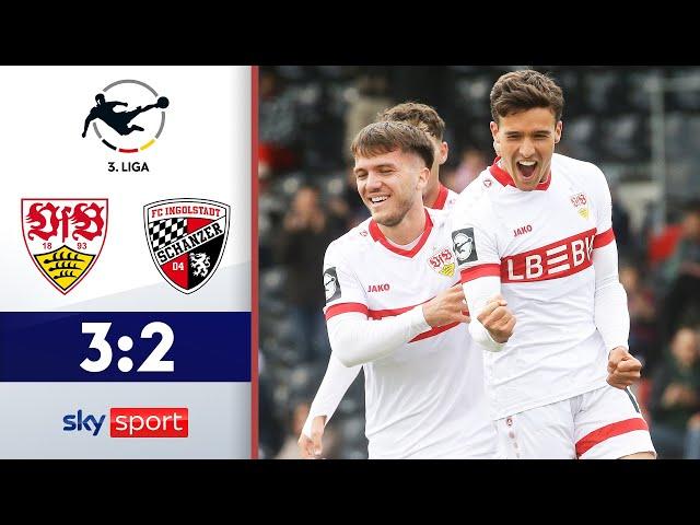 Stuttgarter feiern knappen Sieg! | VfB Stuttgart II - FC Ingolstadt 04 | Highlights - 3. Liga 24/25