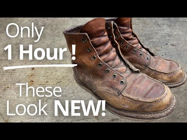 From Worn Out to New | Red Wing Moc Toe Boots