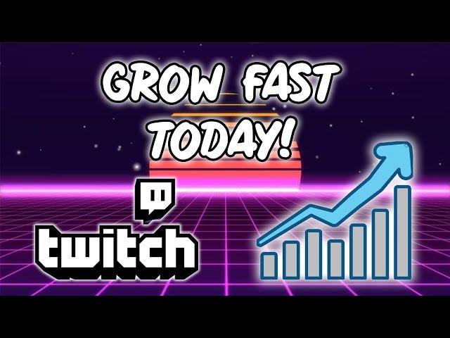 How To Grow On Twitch In 2020 | FAST AND EASY