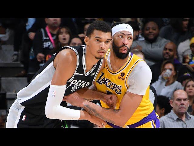 BIG-TIME BATTLE  Victor Wembanyama (30 PTS) vs Anthony Davis (37 PTS) | December 13, 2023