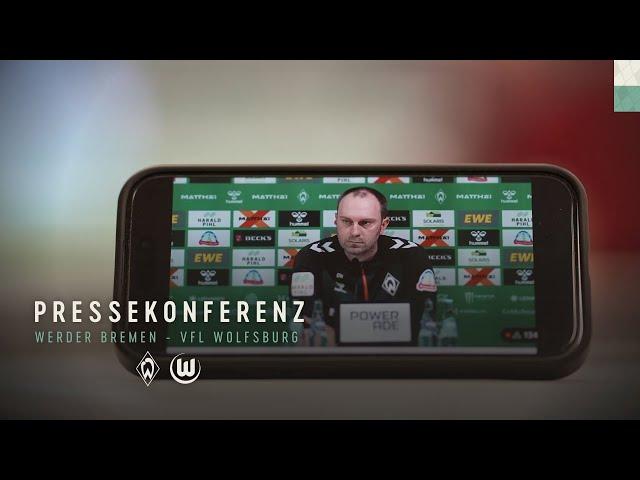 Pressekonferenz mit Ole Werner vor Wolfsburg | SV Werder Bremen - VfL Wolfsburg