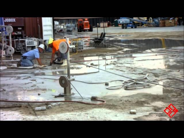 Wire Sawing in Texas (Port Aransas) [Concrete Cutting & Breaking Co]