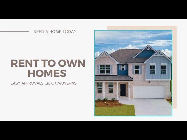 RENT TO OWN HOMES | RENT TO OWN HOMES IN AUGUSTA GEORGIA | AUGUSTA GA RENTALS HOMES