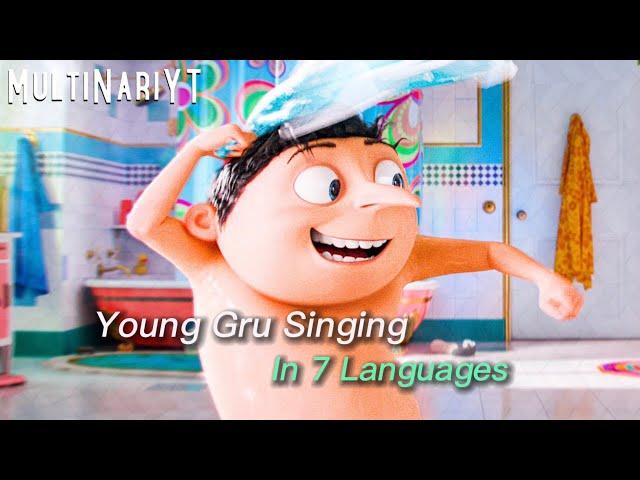 Young Gru singing in 7 Languages - (One-Line Multilanguage) |Minions 2: The Rise Of Gru|