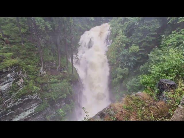 Wodospad Kamieńczyk - Powódź | Szklarska Poręba 15.09.2024 | Power of Natura Szklarska Waterfall