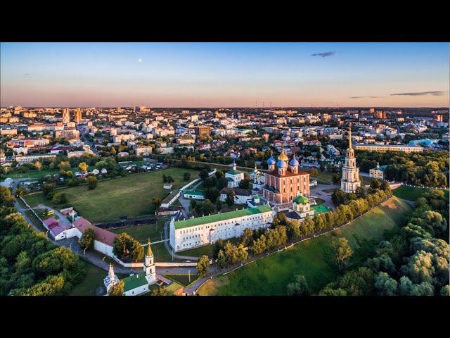 Walking in Ryazan, Russia (Founded in 1095). Kremlin with No Walls, Streets and more. LIVE!