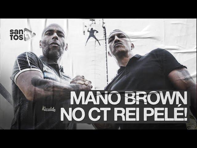 MANO BROWN VISITA O CT REI PELÉ!