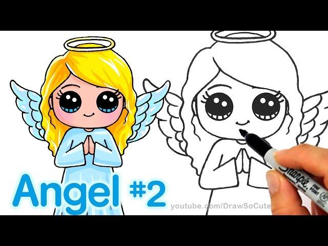 How to Draw an Angel step by step Cute and Easy