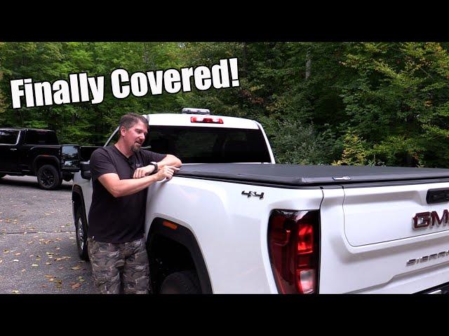 Truck Tonneau Cover With Full Bed Access - Worksport SC4 Pro