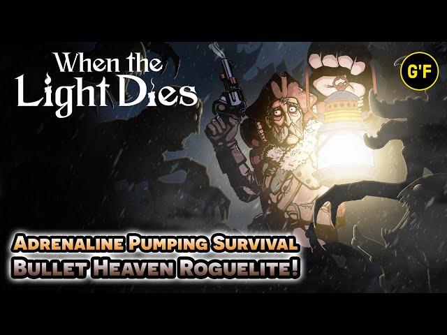 INTENSE Swarm Survivor That Focuses on Survival! [ WHEN THE LIGHT DIES ] Gameplay