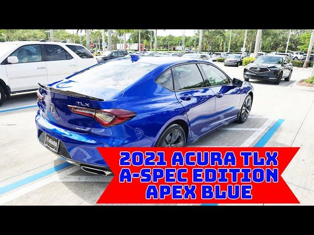 2021 Acura TLX | A-Spec Edition in Apex Blue | Acura of Pembroke Pines