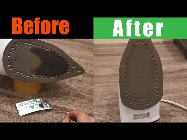 How to Clean an iron with Paracetamol | Easy Method