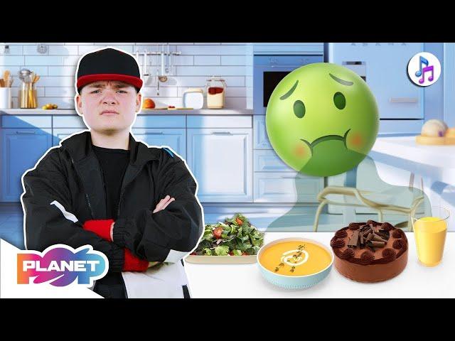 Food In English  Charlie's Never Happy Song! | Planet Pop #englishforkids