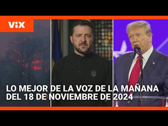 Lo mejor de Noticias Univision de la mañana | Lunes 18 de noviembre de 2024