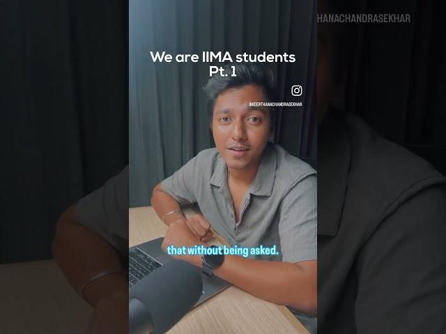 Confessions of IIMA students