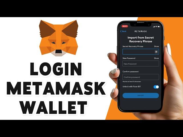 How To Login MetaMask Wallet Account 2024 | MetaMask App Sign In Tutorial