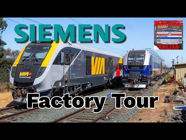 EXCLUSIVE Tour of Siemens Mobility Factory - Building the Future of American Rail