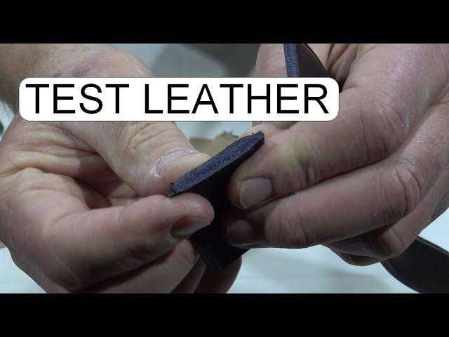 TESTING ORIGINAL LEATHER BELT