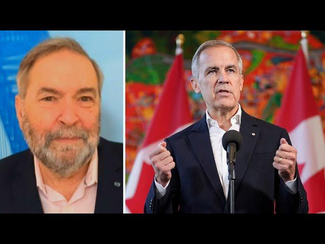 Polling for Liberals would "rapidly change" if Mark Carney became leader | Tom Mulcair