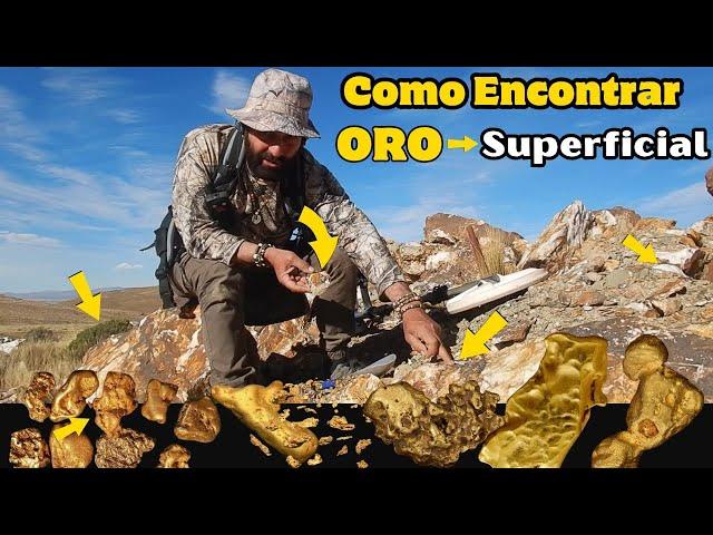 ¿De Dónde Sale el ORO? Y Como Buscarlo en la Superficie de la Tierra. Minando Diamantes Patagonicos