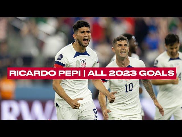 Every Time Ricardo Pepi Scored For The USMNT In 2023