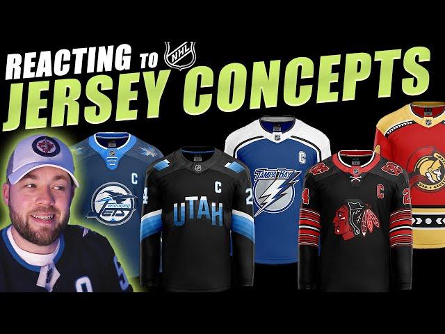 Reacting to NHL Hockey Jersey Concepts!