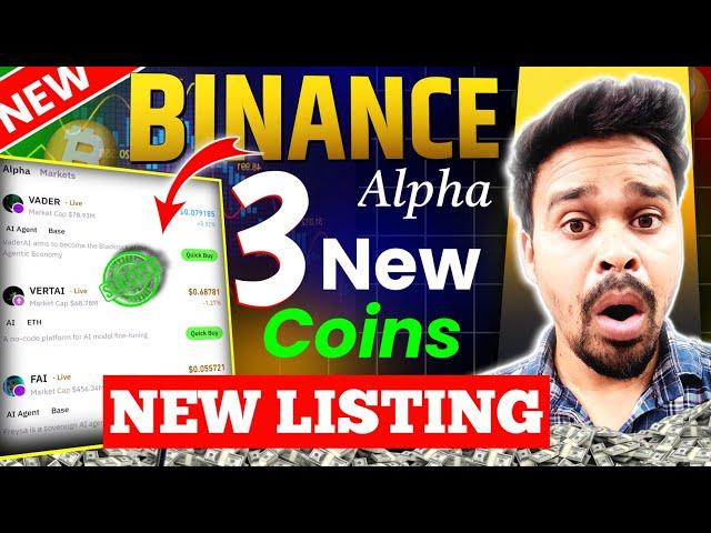 binance new coin launch update | binance alpha | new coin launch on binance | alpha new coin update