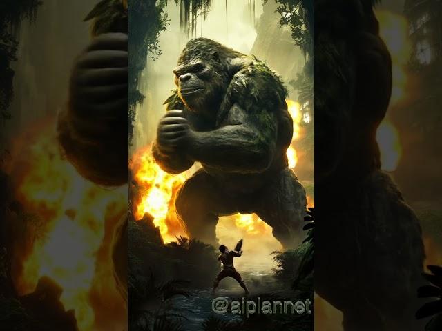 Man vs. Giant Gorilla | AIPlanet Exclusive