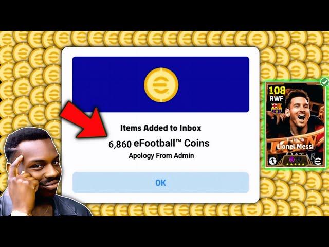 How To Get Free 6900 Coins & Free Messi In eFootball 2025 Mobile