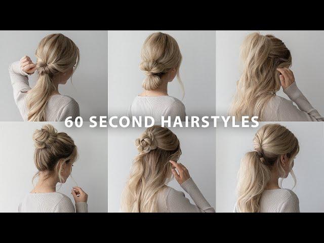 6 60 SECOND HAIRSTYLES  Cute Hairstyles For Long Hair