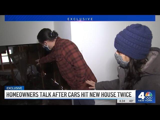 EXCLUSIVE: NJ Couple 'Lost It' After Cars Hit New House TWICE in One Week