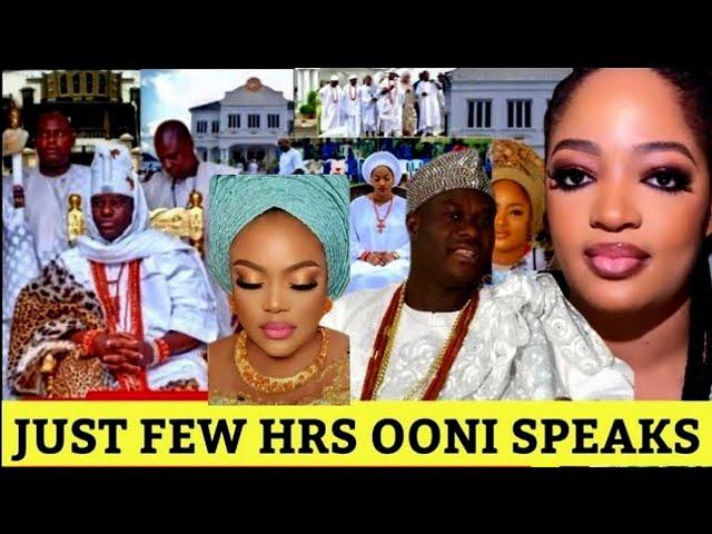 OONI OF IFE PALACE THIS MINUTE JUST ANNOUNCED O, AS OONI MADE IT PUBLICLY KNOWN AS QUEEN NAOMI AND..