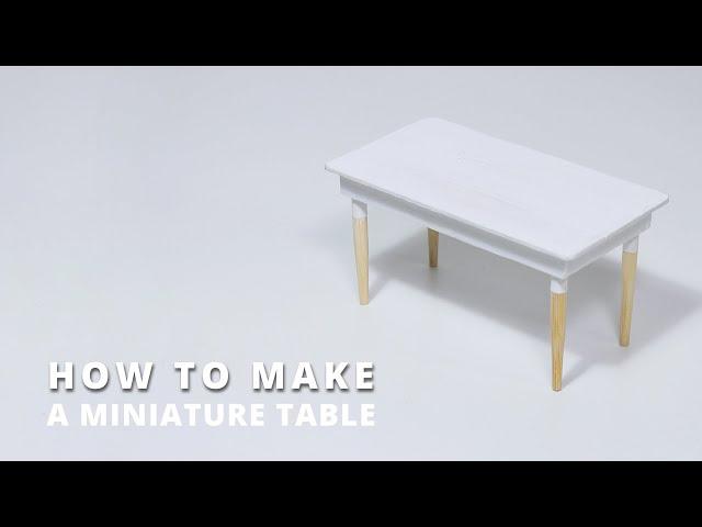 [DIY] How I make a miniature table