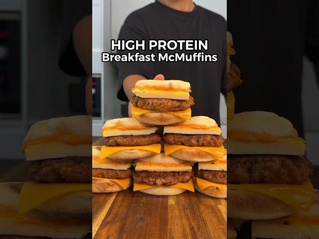 High Protein Meal Prep Breakfast McMuffins!  #highprotein #mealprep #foodie #healthyrecipes