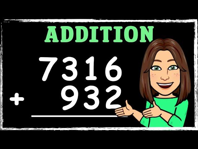 Multi-Digit Column Addition | Maths with Mrs. B