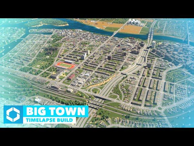 0 To 20k Population BIG TOWN Timelapse Build | Cities Skylines 2